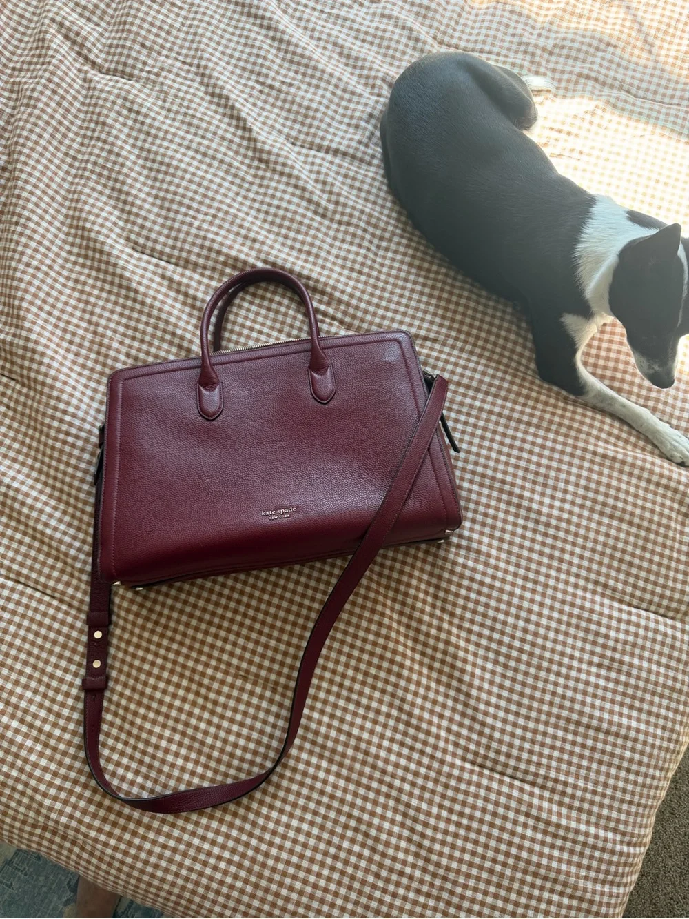 kate spade Knott Laptop Bag, Red